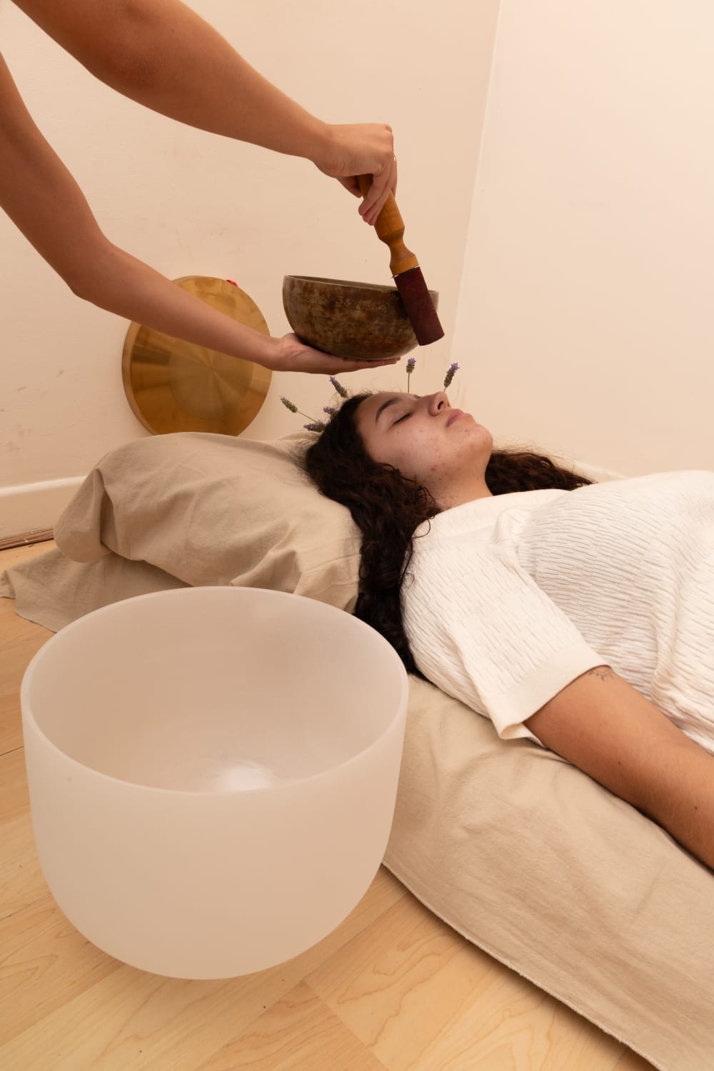 Sesion de cuencos tibetanos con Patricia Barreto